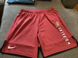 Pantalones Cortos de Gimnasio Arizona Diamondbacks Nike Para Hombre XL EXCELENTE Estado - Imagen 1 de 4