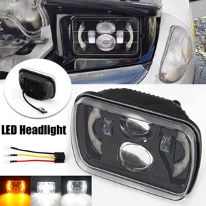 Faro LED halo DRL haz alto/bajo H6054 para camioneta Chevy S10 1982-1997 5x7 7x6" - Imagen 1 de 14