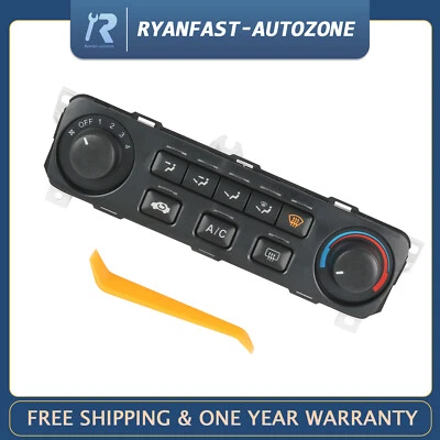 Climate Control Module Panel 79600-S84-A21ZA Fit For 2001-2002 Honda Accord - Image 1 of 4