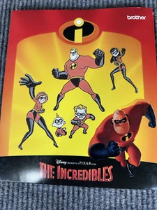 Disney Pixar The Incredibles Embroidery Design Card For Brother Machine - Picture 1 of 4