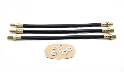 Ford Anglia 105E Super Anglia 123E тормозной шланг передний задний X3 1959-1968 + шайбы - Изображение 1 из 3