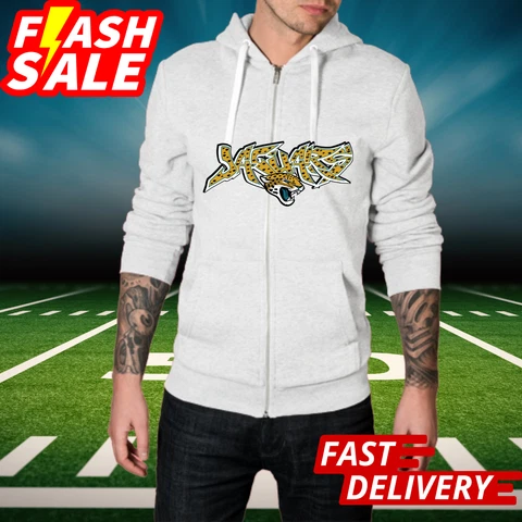 Jaguars Zip Up Hoodie Mens, sml, Med, Lrg, xl, 2xl, 3xl, 4xl, 5xl, Game Hoodie Cover
