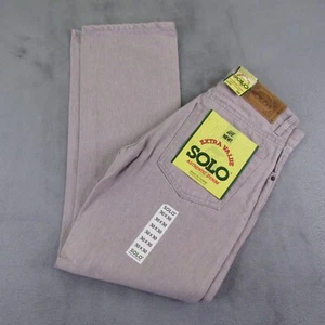 Vintage Solo Semore Jeans Mens 30x30 Gray Denim Baggy Straight 90s Y2K Deadstock - Picture 1 of 17