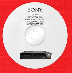 Serviceanleitung Bedienungsanleitung für Sony EV-S800 auf 1 CD im PDF Format - Bild 1 von 1