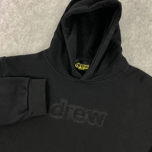 Drew House Hoodie Youth XL Black Pullover Sweatshirt Justin Bieber Embroidered - Picture 1 of 11