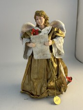 Vintage Possible Dreams Clothtique Angel Christmas Tree Topper  9"