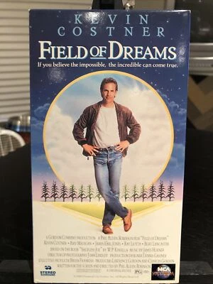 Field of Dreams (VHS, 1989) Kevin Costner, Baseball, James Earl Jones, Cornfield Foto 1 de 4
