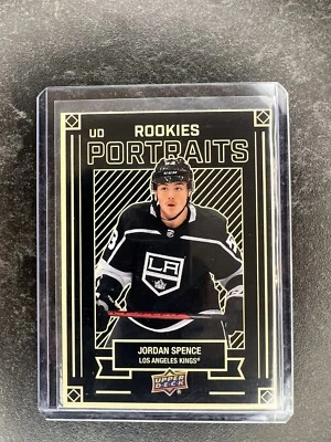 2022-23 Upper Deck Series 2 - UD Portraits Rookies #P-48 Jordan Spence (RC) - Image 1 of 2