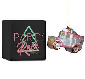 Party Rock | Ice Cream Truck Glass Ornament | Automotive & Career Collection - Picture 1 of 5