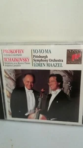 PROKOFIEV Sinfonia Concertante 1991 CD 1992 Sony YoYo Ma Maazel Pitt. Orch. MINT - Imagen 1 de 2