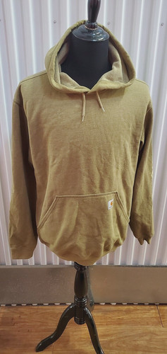 VETEMENTS Carhartt Felpa con Cappuccio Grande Verde Abbigliamento da Lavoro Vestibilità Larga Abbigliamento da Lavoro