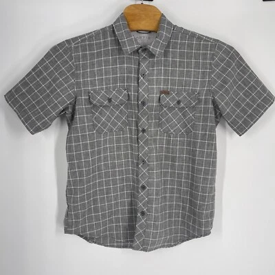 Orvis Men Button Up Shirt Large Blue Outdoor Hiking Pockets Fly Fishing - Image 1 of 3