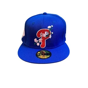 Hut Club exklusiv New Era 59Fifty eng anliegende Mütze 7 1/4 OG Philly Royal Icey - Bild 1 von 7