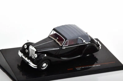 Jaguar Mkv 3.5 Dhc Cabrio Convertible Closed 1950 Black Grigio IXO CLC287 1/43 - Immagine 1 di 3