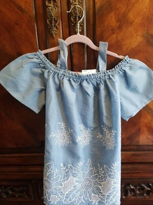 Monteau верхний синий девочек размер L с ярлыком - Изображение 1 из 4