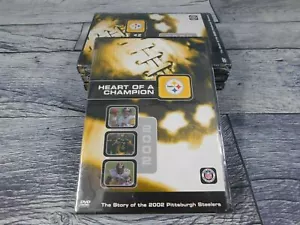 Heart Of A Champion: The Story of the 2002 Pittsburgh Steelers (DVD) Pack of 4 - Picture 1 of 6