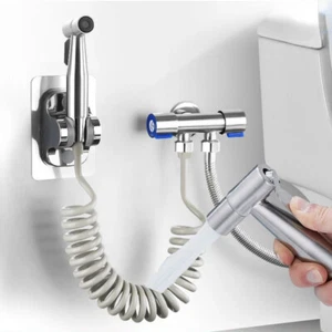 Handbidet 304 Edelstahl Sprühpistole Dusche Handtoilette Bidet Wasserhahn - Bild 1 von 28