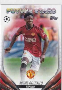 Topps Chrome Hobby UEFA Club Competitions 23/24 Kobbie Mainoo Future Stars #57 - Picture 1 of 3