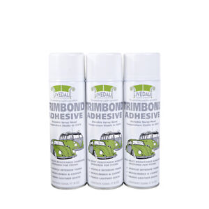 3 cans TrimBond * TrimSpray High temp Spray Adhesive 500ml glue