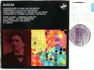 BUNTE CONDUCTING BUSONI KONZERTSTUCK ETC. BSO VOX STGBY 616 - Picture 1 of 1
