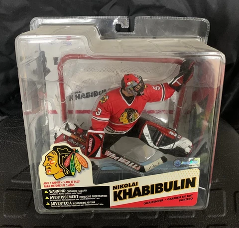 McFarlane 2006 Nikolai Khabibulin Mcfarlane NHL Series 12 Chicago Blackhawks Cover