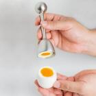 FE# Stainless Steel Egg Shell Opener Cutter Cracker Boiled Egg Separator Topper