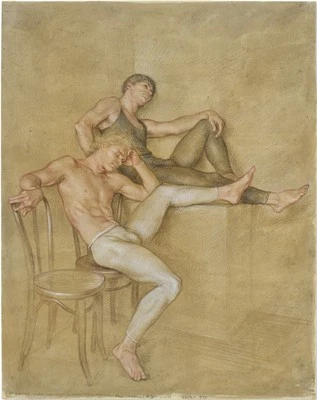 Paul Cadmus : Two dancers, Archival Quality Fine Art Print, 8x10 Inch.