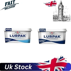 Lurpak Slightly Salted Spreadable Blend Butter & Rapeseed Oil 400g – Premium Qua - Picture 1 of 9