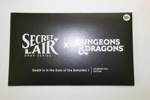 MTG Secret Lair Dungeons and Dragons - Eyes of the Beholder I - Rainbow Foil - Picture 1 of 1