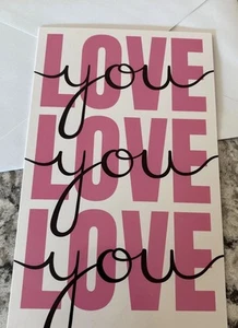 Love You Wife Husband Boyfriend Girlfriend 5”x7.75" Stockwell Greeting Card - Picture 1 of 10