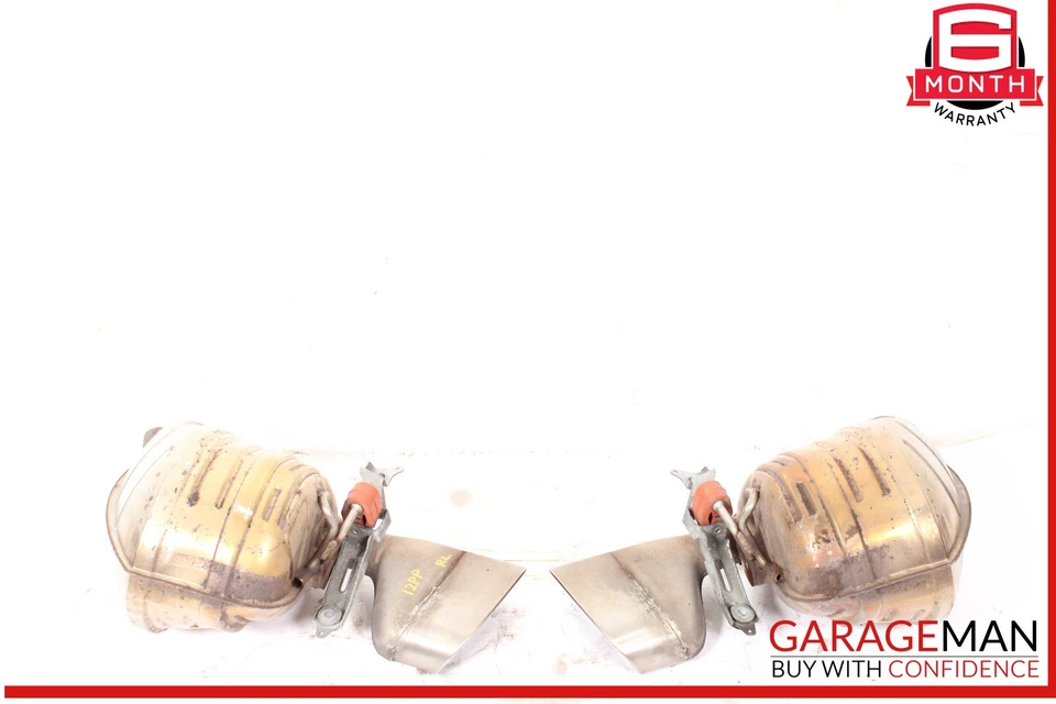 Комплект задних правых и левых наконечников глушителя выхлопной системы 11-13 Porsche Panamera 970 3,6 л - Изображение 1 из 4