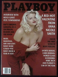 PLAYBOY US 02/1994 ANNA NICOLE SMITH Pete Townshend JULIE LYNN CIALINI @ N/MINT - Picture 1 of 10