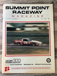 R Vintage Summit Point Raceway Magazin Mai 1984 SCCA Racing Escort 300 mit Scheibe - Bild 1 von 4