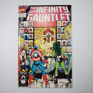 Marvel Comics The Infinity Gauntlet #2 VF/NM 1991 Key Issue 1st Appearance Epoch - Picture 1 of 8