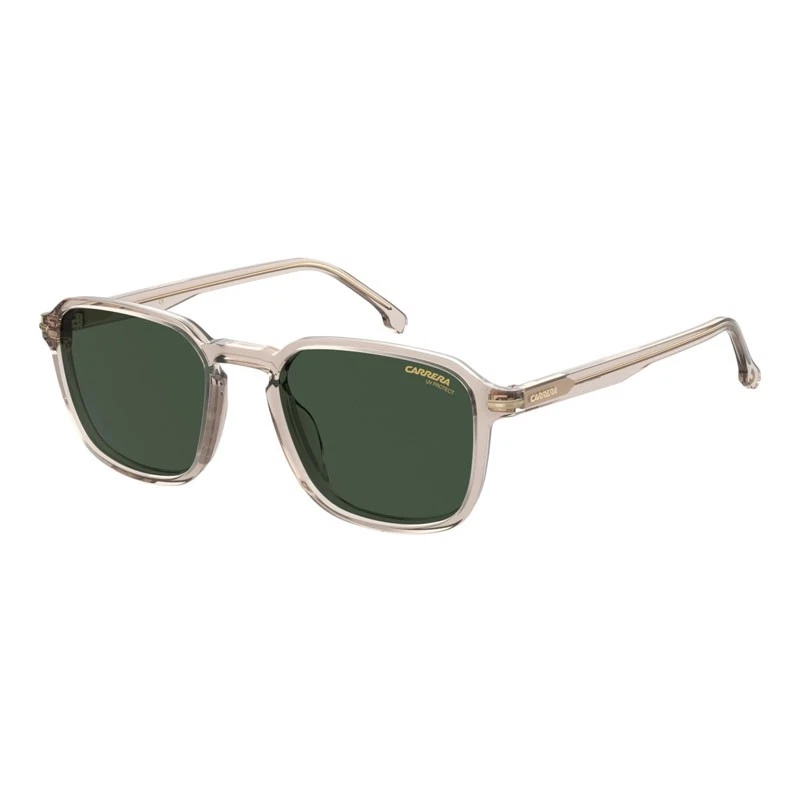 CARRERA 328/S 0FWM QT Sunglasses Nude Frame Green Lenses 53mm