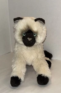 Douglas Cuddle Toy Kitty Cat Siamese Himalayan Tenzin Stuffed Animal Plush 12” - Picture 1 of 7