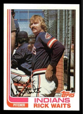 1982 Topps Rick Waits #573 - Cleveland Indians - NM+ - Image 1 of 2