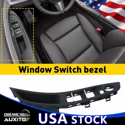 Panel de interruptor de control de ventana de puerta para 1X 2010-2016 BMW 520d 525d 530d Driver 535d Foto 1 de 4
