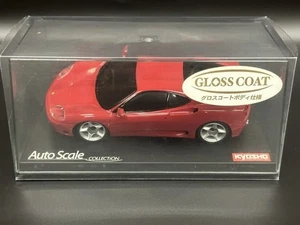 Kyosho Mini-Z Ferrari 360 Modena Red Gloss Coat RC Body 1/27 ASC Rare VHTF Japan - Picture 1 of 5