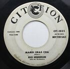 Jazz 45 Rico Henderson - Mardi Gras Cha / Ooga-Ooga Su Citation Records Inc