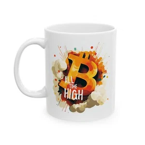 Allzeithoch Bitcoin BTC Explosion Becher, (11oz, 15oz) - Krypto | Blockchain - Bild 1 von 7