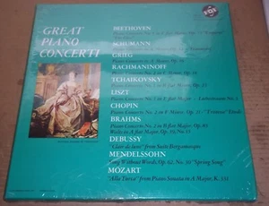 GREAT PIANO CONCERTOS Novaes/Klien/Blumental/Brendel/Sandor  Vox VSPS 8/5 SEALED - Picture 1 of 2