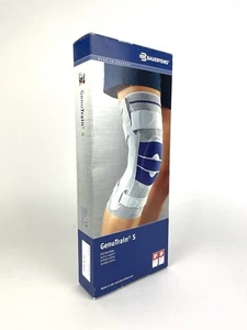Rodillera Bauerfeind GenuTrain S como NUEVA | Talla 2 derecha titanio salud - Imagen 1 de 16