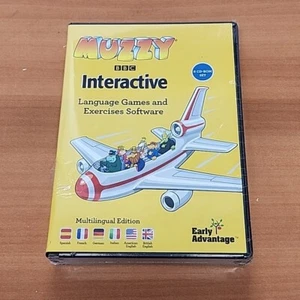 Muzzy Interactive 8 CD-ROM Set BBC Language Games Multilingual Edition Software - Picture 1 of 2