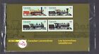 Canada - ML#758 - Locomotives canadiennes thématiques #29, Scott # 1036-39, neuf neuf neuf dans son emballage