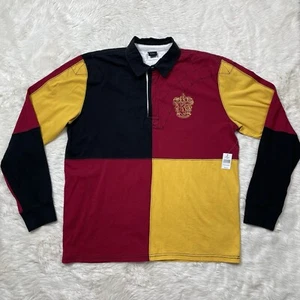 NWT Universal Harry Potter XXL Long Sleeve Shirt Gryffindor Quidditch - Picture 1 of 14