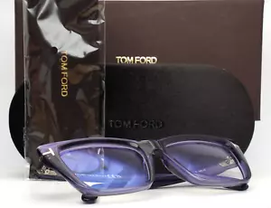 TOM FORD TF5894-B 081 Transparent Violet Womens Full Rim Eyeglasses 56-16-140 - Picture 1 of 17