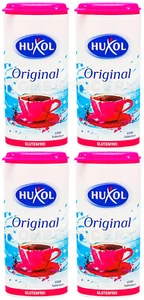 4 edulcorantes HUXOL sin gluten bajo en calorías sustituto del azúcar para diabéticos 1200Tab - Imagen 1 de 7