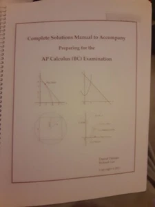 Zwei Bücher: Vorbereitung und vollständiges Lösungshandbuch: AP Calculus (BC) Prüfung - Bild 1 von 2