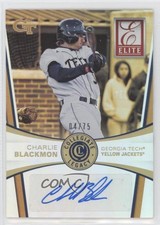 2015 Panini Elite Collegiate Legacy Signatures /75 Charlie Blackmon #7 Auto